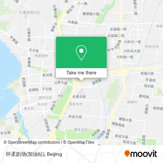怀柔剧场(加油站) map