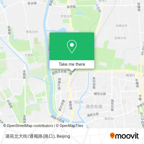 潞苑北大街/通顺路(路口) map