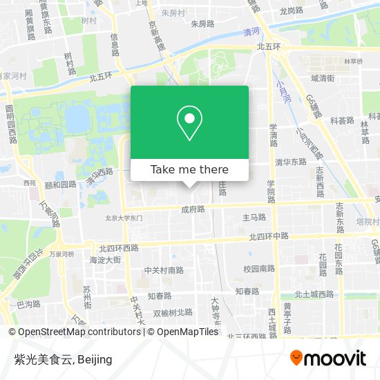 紫光美食云 map