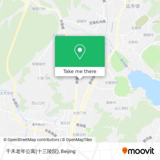 千禾老年公寓(十三陵院) map