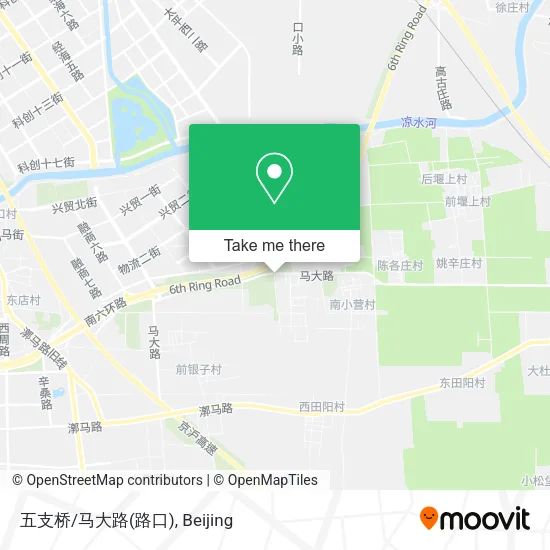 五支桥/马大路(路口) map