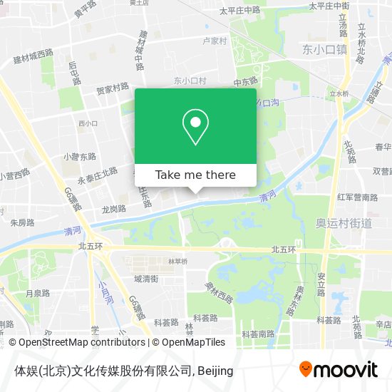 体娱(北京)文化传媒股份有限公司 map