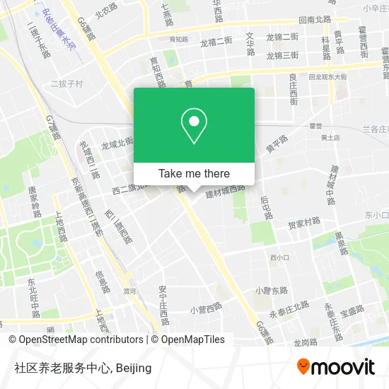 社区养老服务中心 map