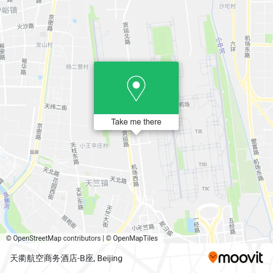 天衢航空商务酒店-B座 map