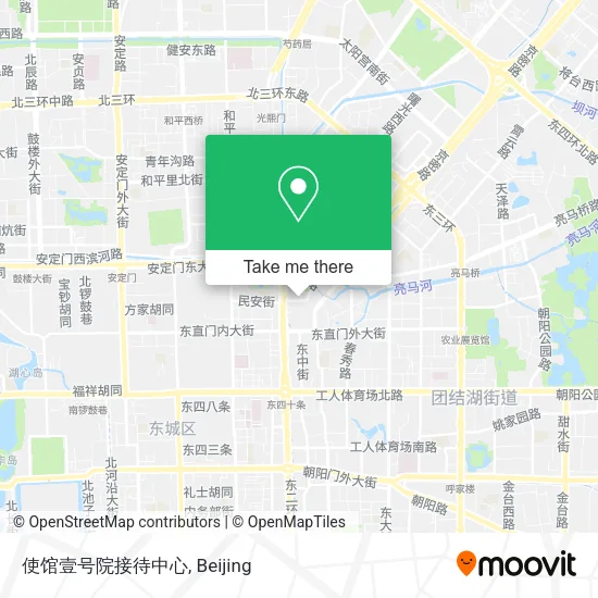 使馆壹号院接待中心 map