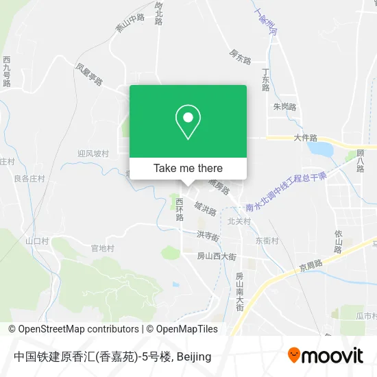 中国铁建原香汇(香嘉苑)-5号楼 map