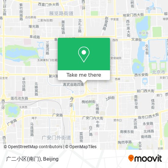 广二小区(南门) map