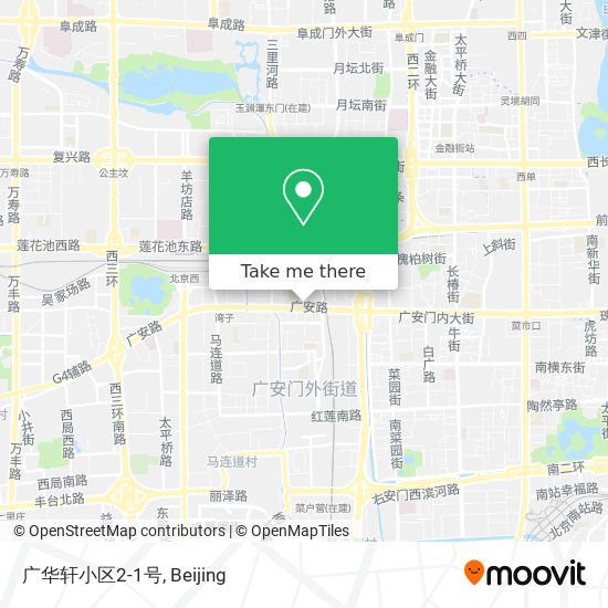 广华轩小区2-1号 map