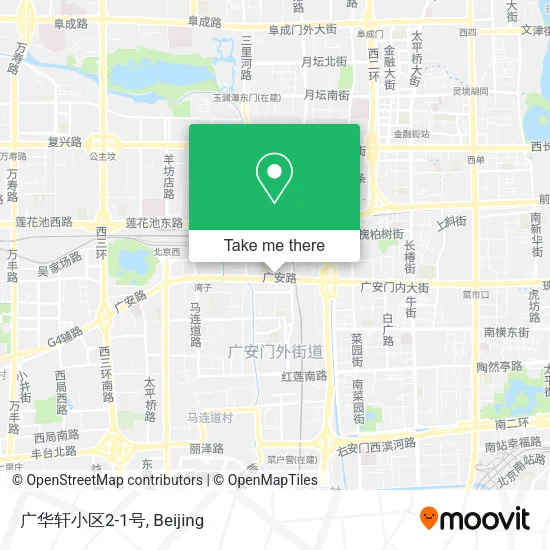 广华轩小区2-1号 map