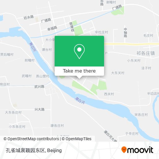 孔雀城襄颖园东区 map
