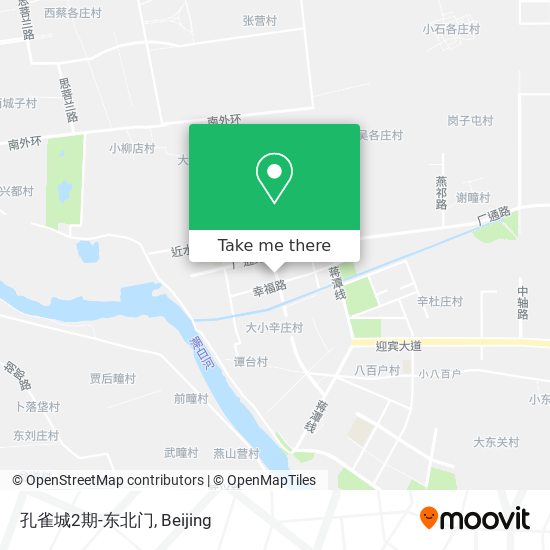 孔雀城2期-东北门 map