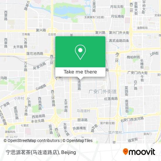 宁思源茗茶(马连道路店) map