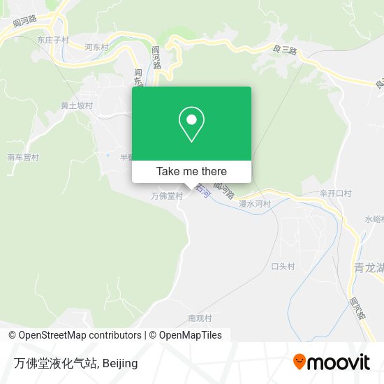 万佛堂液化气站 map
