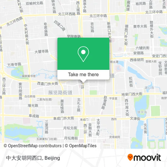 中大安胡同西口 map