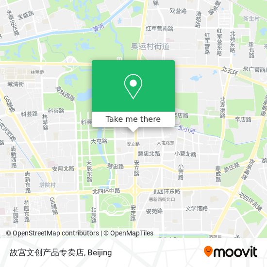 故宫文创产品专卖店 map