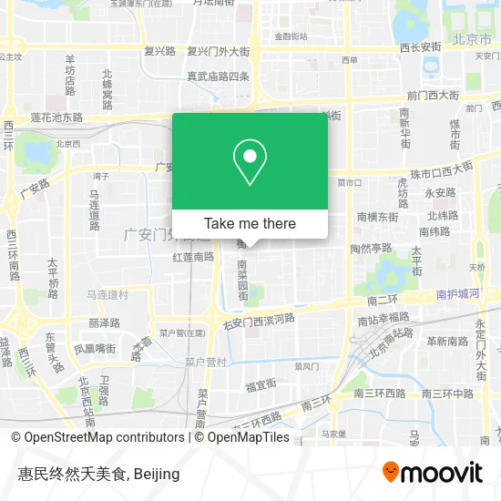 惠民终然夭美食 map