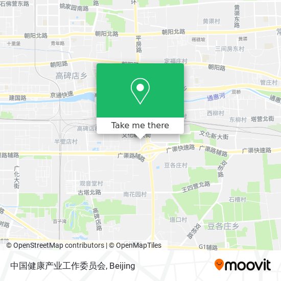 中国健康产业工作委员会 map