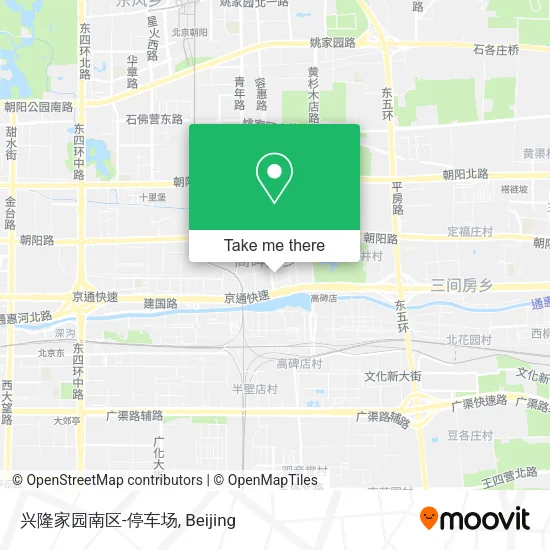 兴隆家园南区-停车场 map