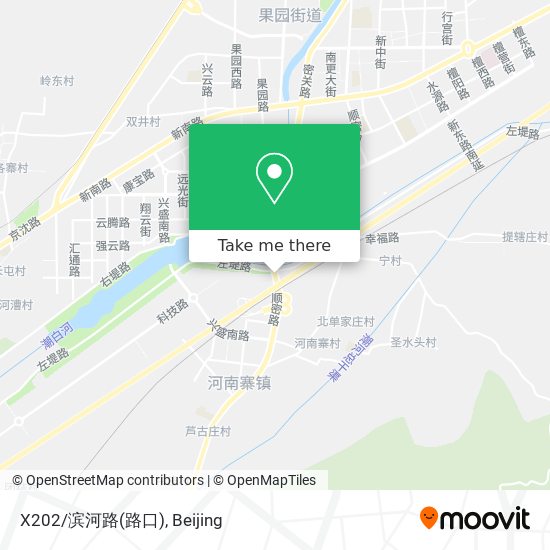 X202/滨河路(路口) map
