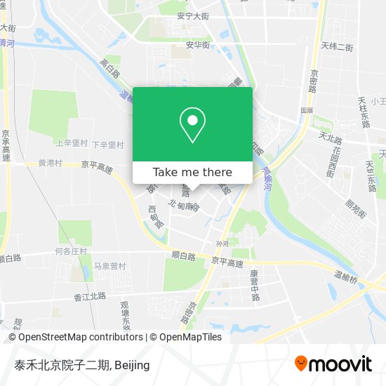 泰禾北京院子二期 map