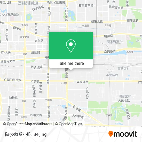 陕乡忽反小吃 map