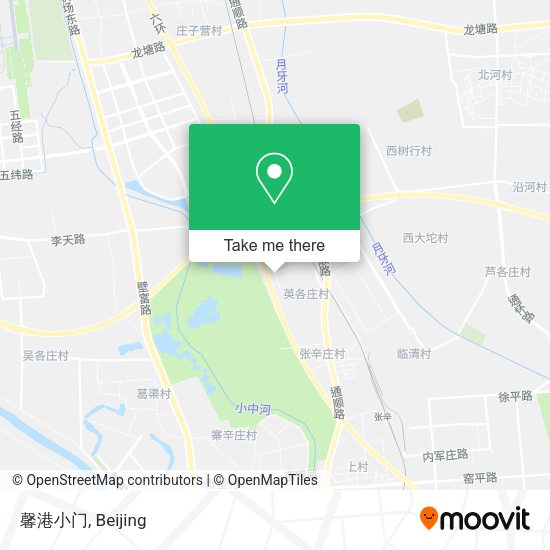 馨港小门 map
