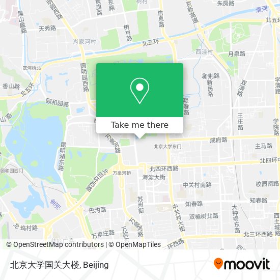 北京大学国关大楼 map