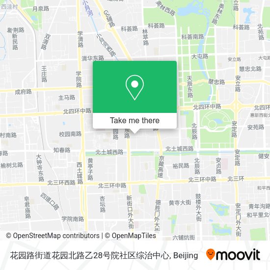 花园路街道花园北路乙28号院社区综治中心 map