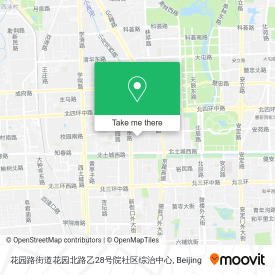 花园路街道花园北路乙28号院社区综治中心 map