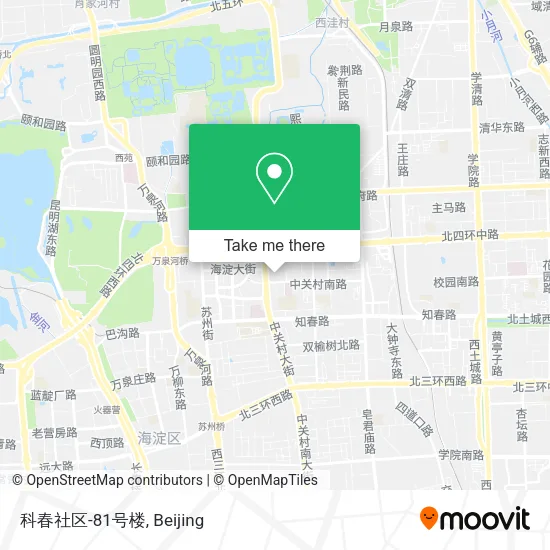 科春社区-81号楼 map