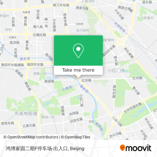 鸿博家园二期F停车场-出入口 map