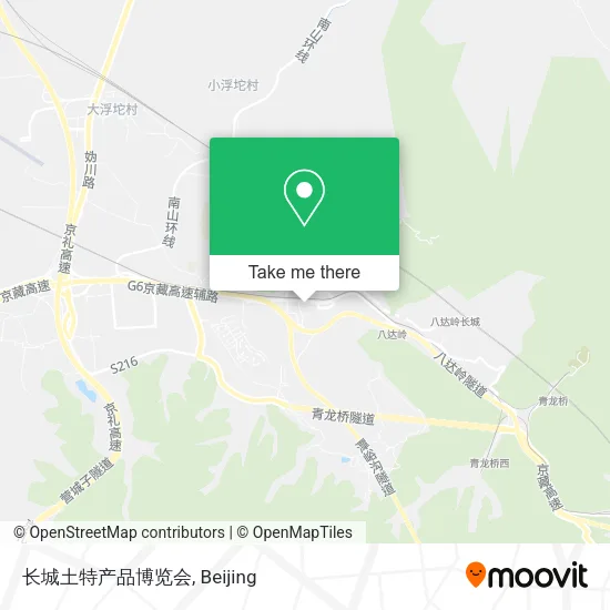长城土特产品博览会 map