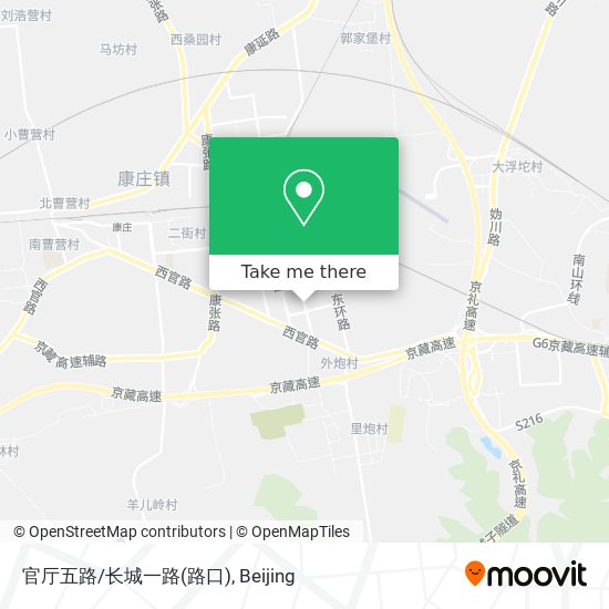 官厅五路/长城一路(路口) map