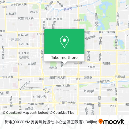 街电(OXYGYM奥美氧舱运动中心世贸国际店) map