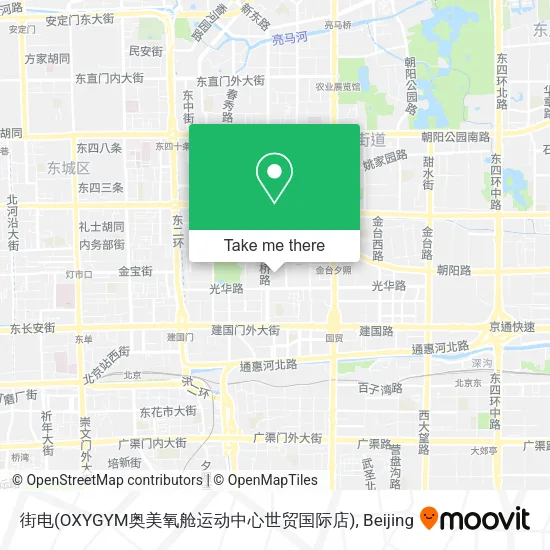街电(OXYGYM奥美氧舱运动中心世贸国际店) map