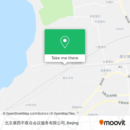 北京康西不夜谷会议服务有限公司 map