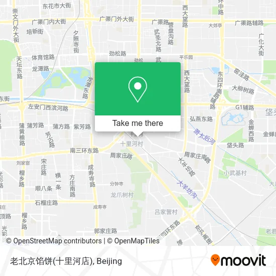 老北京馅饼(十里河店) map