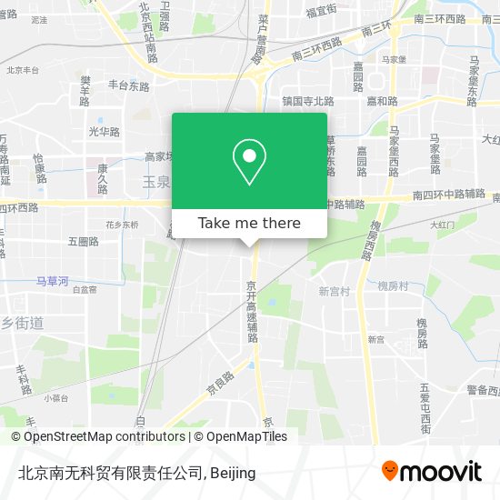 北京南无科贸有限责任公司 map