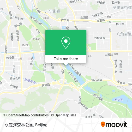 永定河森林公园 map