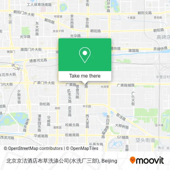 北京京洁酒店布草洗涤公司(水洗厂三部) map
