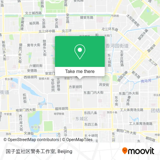 国子监社区警务工作室 map