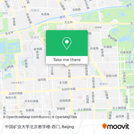 中国矿业大学北京教学楼-西门 map