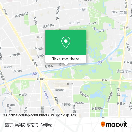 燕京神学院-东南门 map