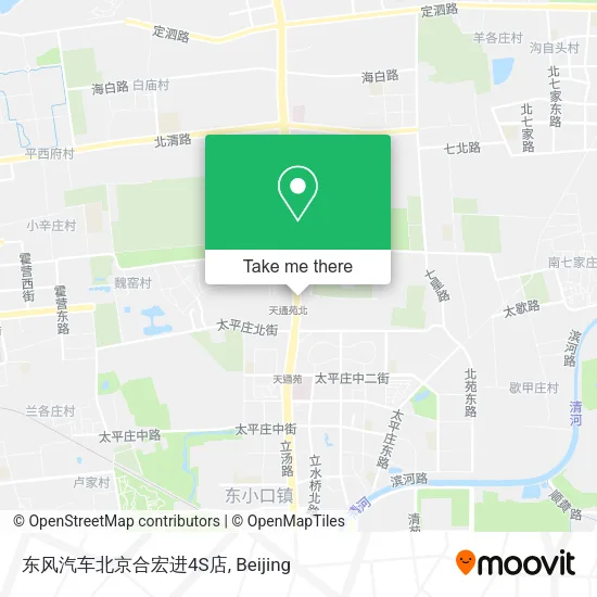 东风汽车北京合宏进4S店 map