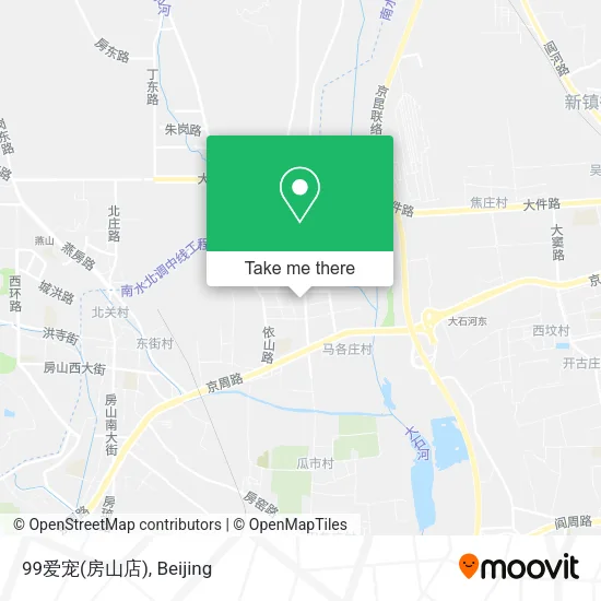 99爱宠(房山店) map