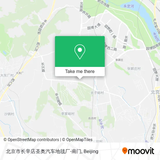 北京市长辛店圣奥汽车地毯厂-南门 map
