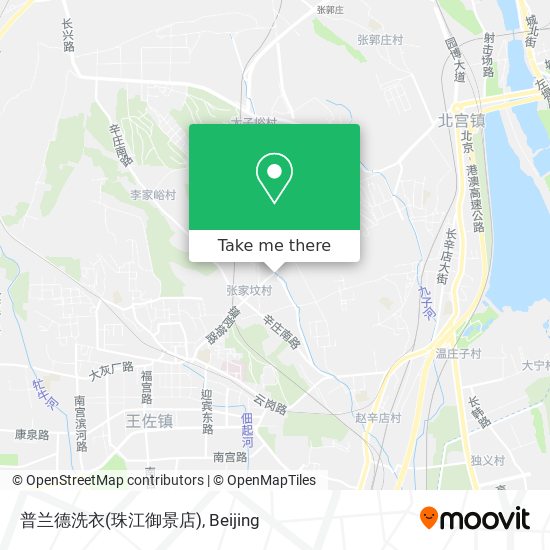 普兰德洗衣(珠江御景店) map