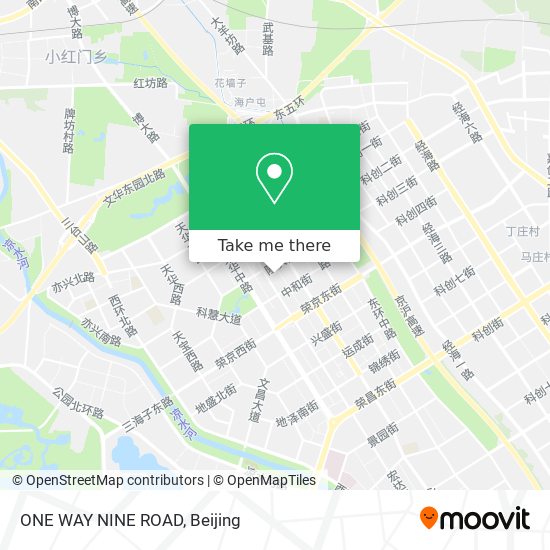 ONE WAY NINE ROAD map
