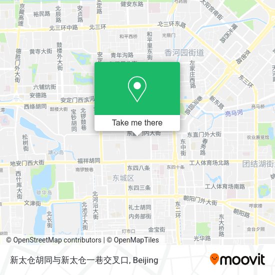 新太仓胡同与新太仓一巷交叉口 map
