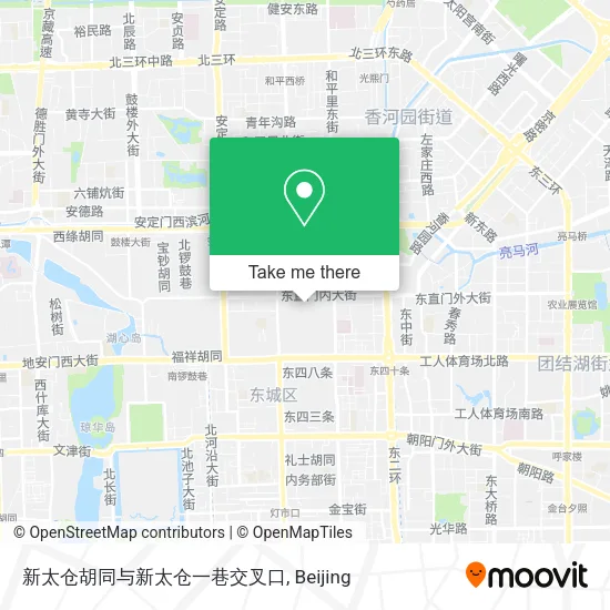 新太仓胡同与新太仓一巷交叉口 map